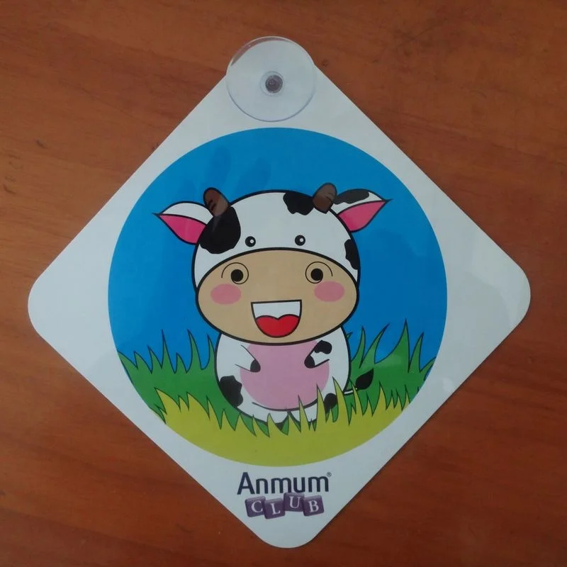 New arrived Pvc Baby on board signs safe warning sign with suction sticker