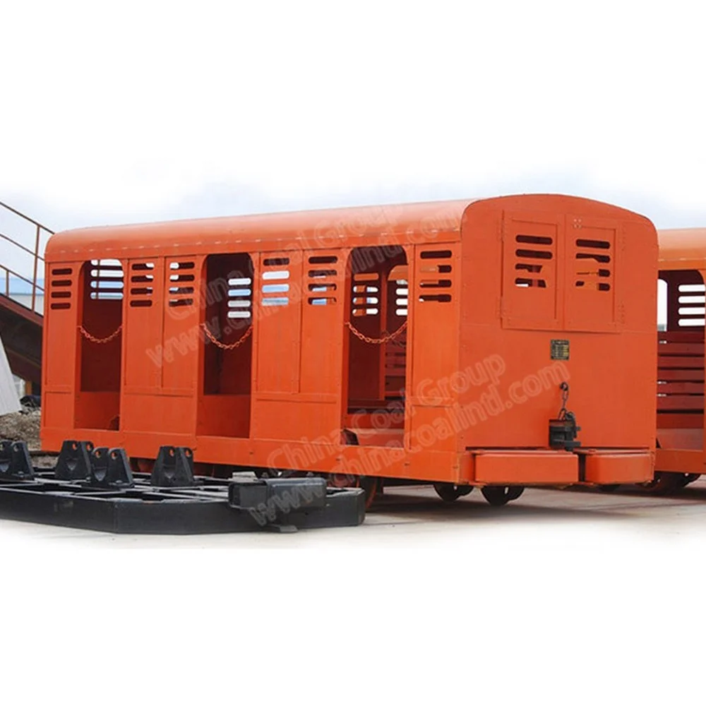 PRC12-6 PRC18-9 Underground Personnel Carrier Coal Mining Man Transporter Dolly Cart Passenger Car