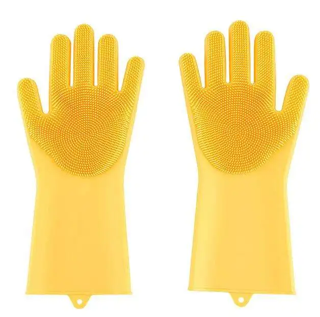 Hot Selling Kocean Brush Washing Cleaning Kitchen Reusable Magic Silicone Glove