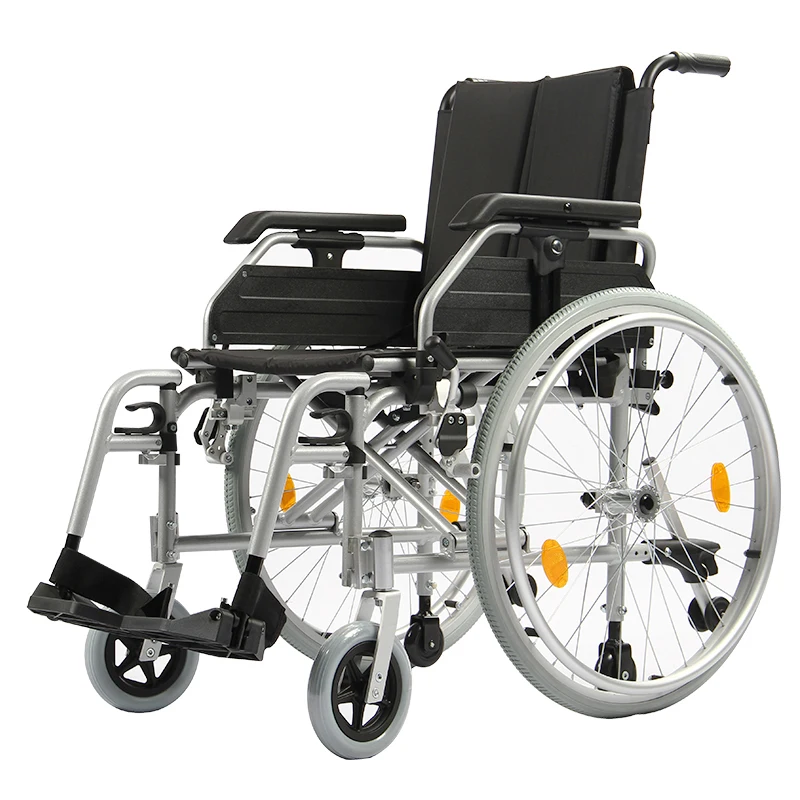 CE Approved Lightweight European Wheelchair Made of Durable Aluminium and Steel Material