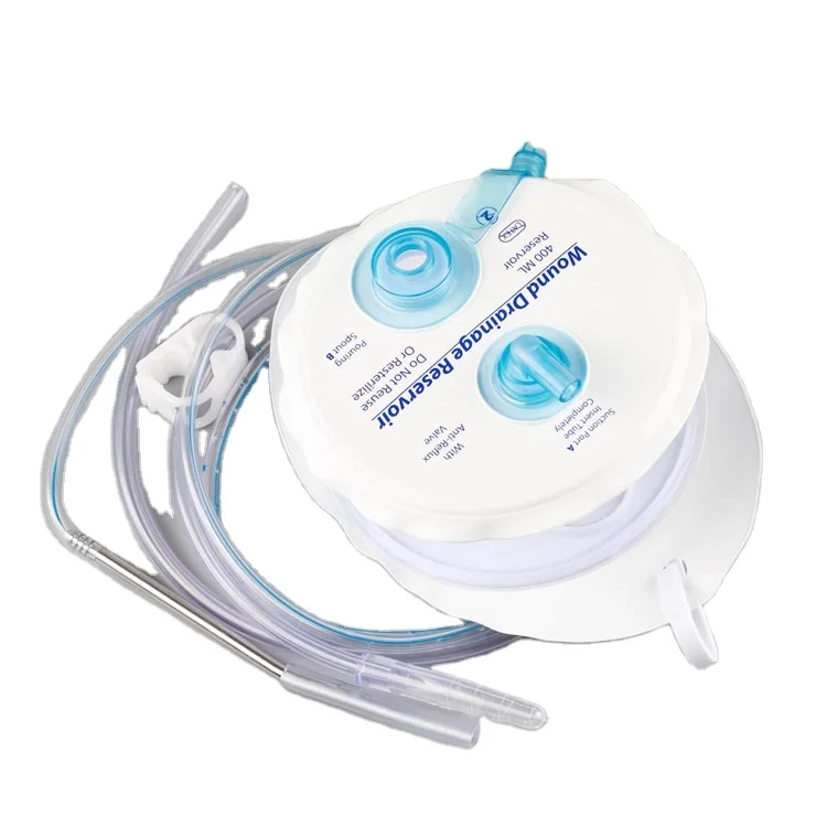 Spring PVC A Jackson-Pratt 3-Spring Reservoirs Closed Wound Drainage System for Child