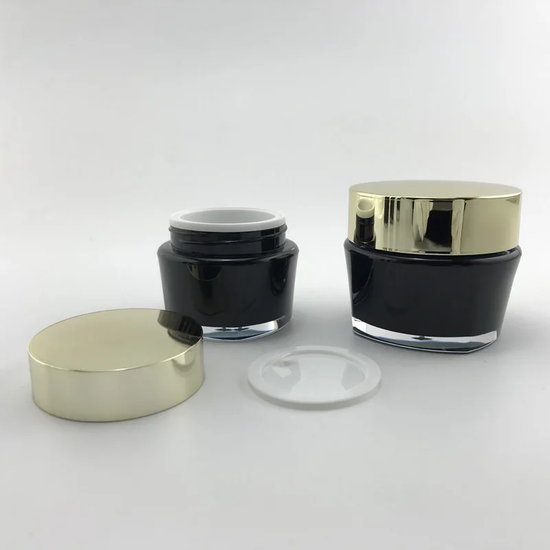 30 г 50 г Серебряная пластиковая банка/50 г красная Косметическая банка металлический Серебряный цвет пластиковая Косметическая банка