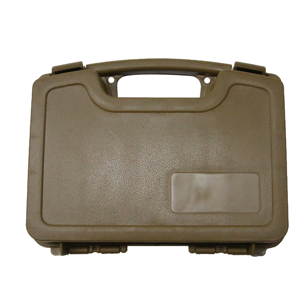 medicine plastic storage box abs tools box pistal gun case with foam