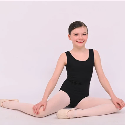 Оптовая продажа балетные трико с коротким рукавом для девочек