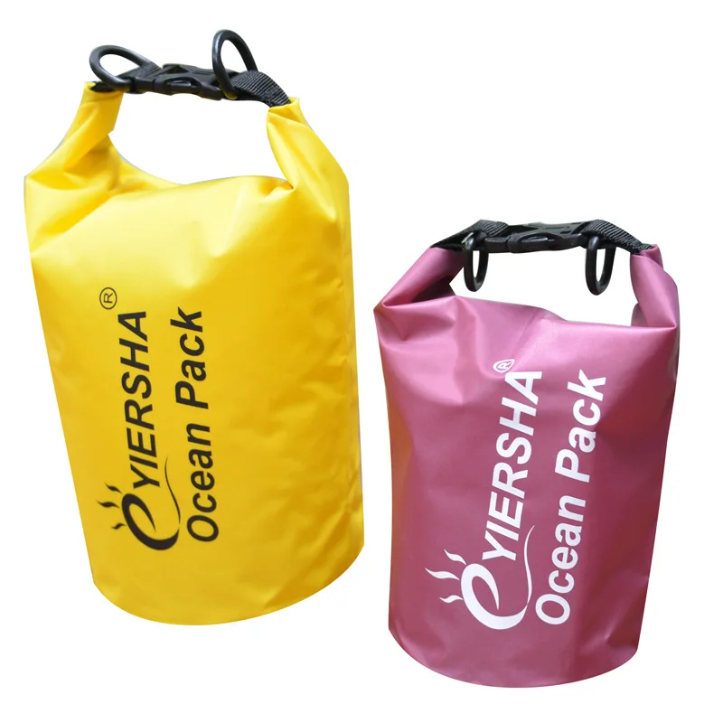 
Wholesale Outdoor Camping Accessories PVC Tarpaulin Lightweight Roll Top Waterproof Dry Bag Outdoor Bag 