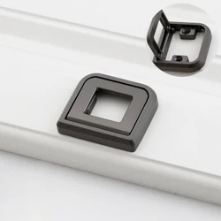 Modern simple drawer shoe cabinet doorknob sideboard bedroom wardrobe sliding door pearl black  Buckle handle