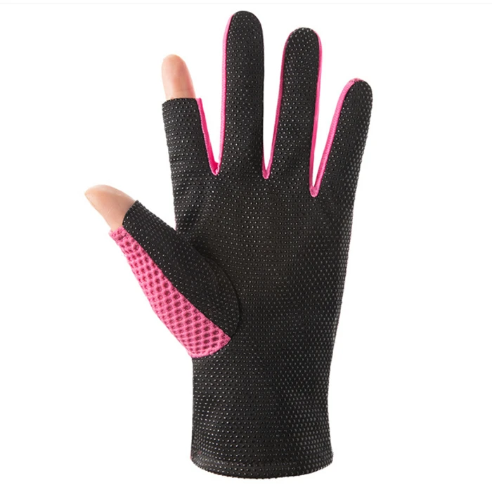 Перчатки с двумя пальцами для активного отдыха, рыбалки, мужские и женские нескользящие спортивные велосипедные перчатки