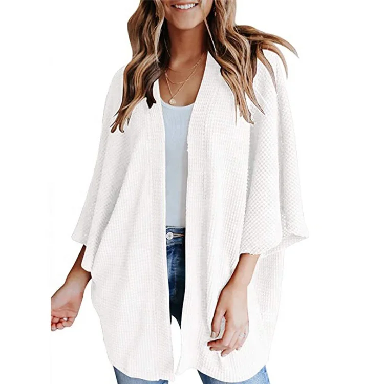 Women Long Sleeve Cardigan Sweater Fashion Solid Casual Loose Fit Open Front Blouses Tops oversized sweater cardigans