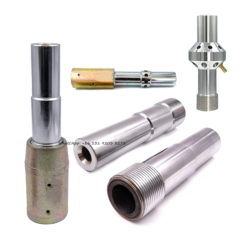 Sandblasting Spray Gun Nozzle 6mm/8mm/10mm/12mm High Pressure Dustless Water Sandblast Gun Double Air-inlet Venturi Nozzle