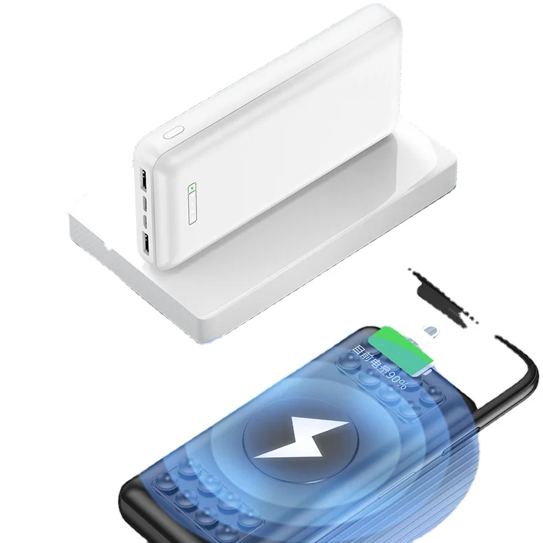 Y59W присоска беспроводной power bank20000Ma быстрый патрон портативный беспроводной зарядный блок питания