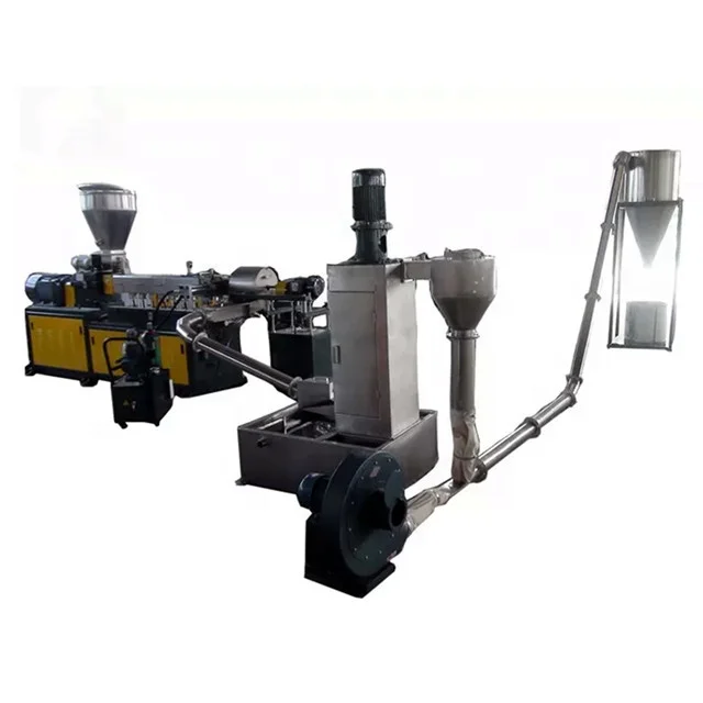 Recycling Machine Scrap ABS PP PE PS Plastic for Pelletizer Pellets Granulating Pelletizing Plastic Granulator Manufacturer Hot