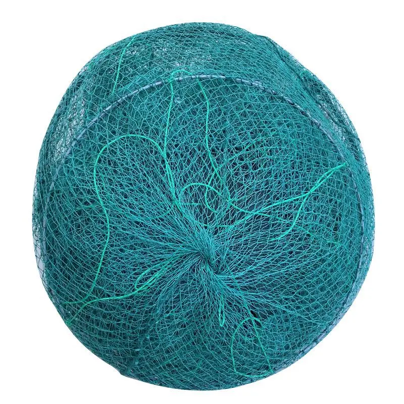 long train folding PE net fishing trap net crab with ring frame  2022 Yoursjoys Wholesale Hot Sale