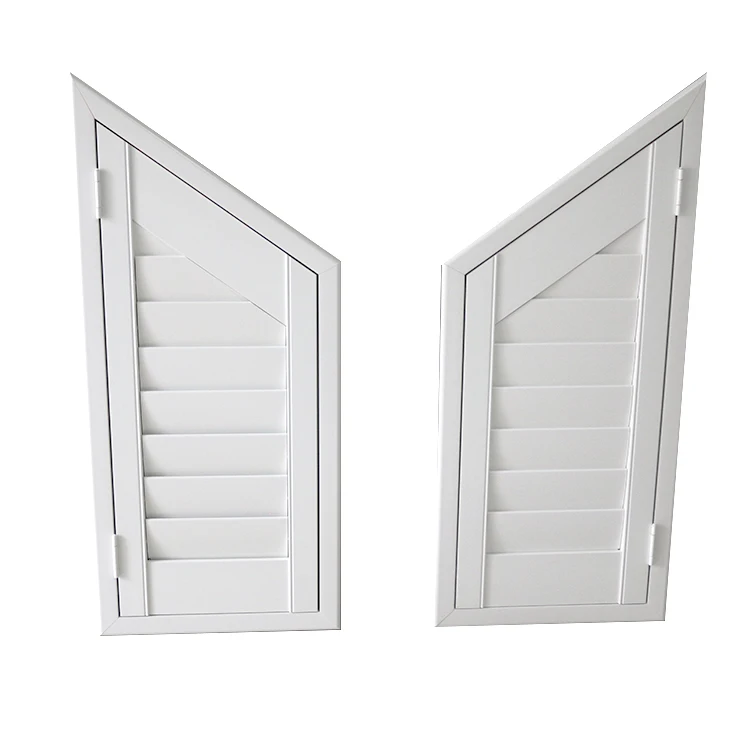 2021 new arrivals factory direct special shape plantation shutters