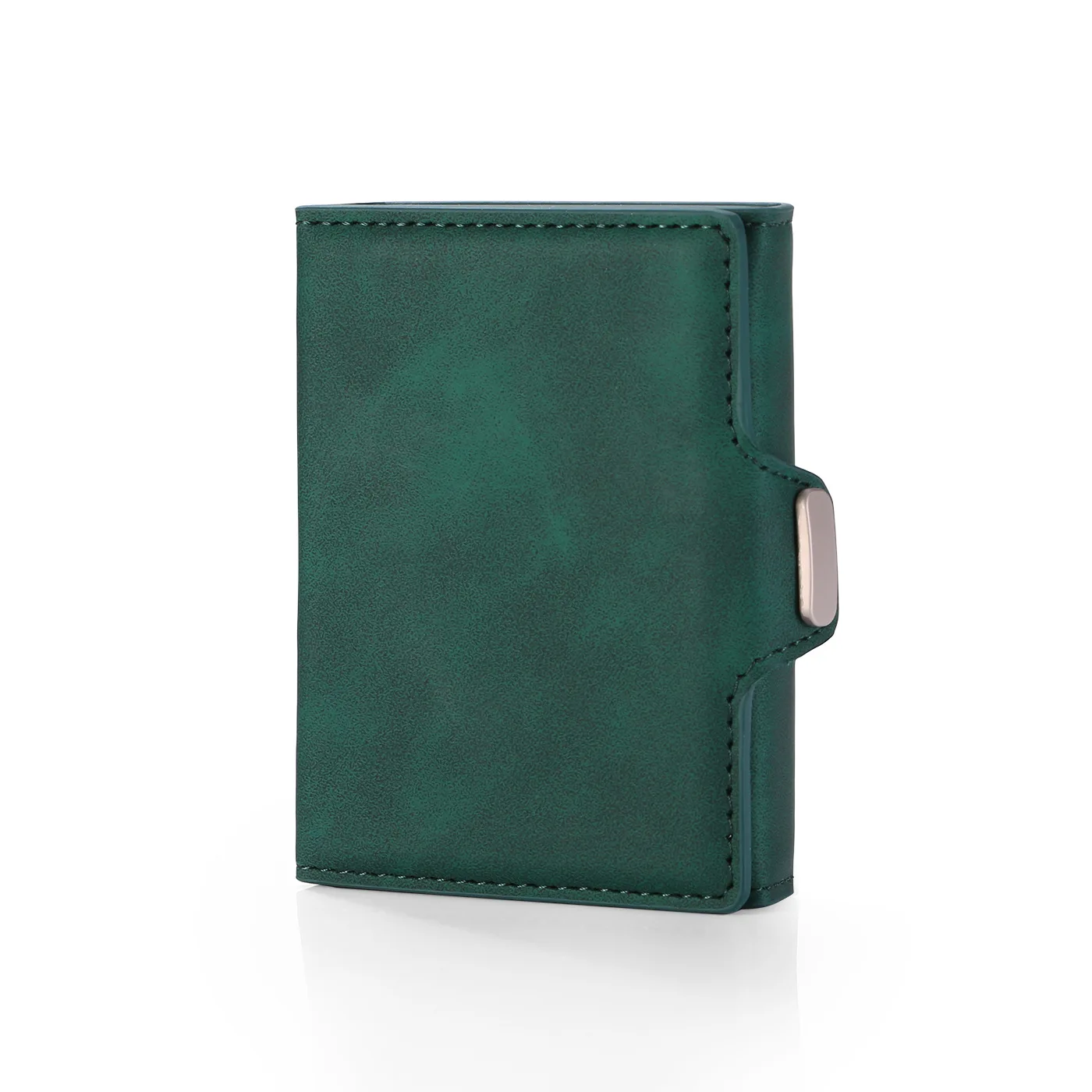 Minimalist Wallets Card Wallet - RFID Men Slim Wallet Manufacturer Leather Vintage Factory Price Short Unisex Open Solid Color