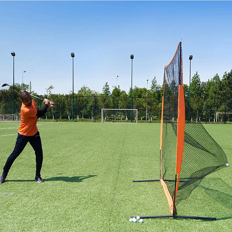 Hot selling 7x7 feet golf net easy set up  yard park polyester knotless practical golf net