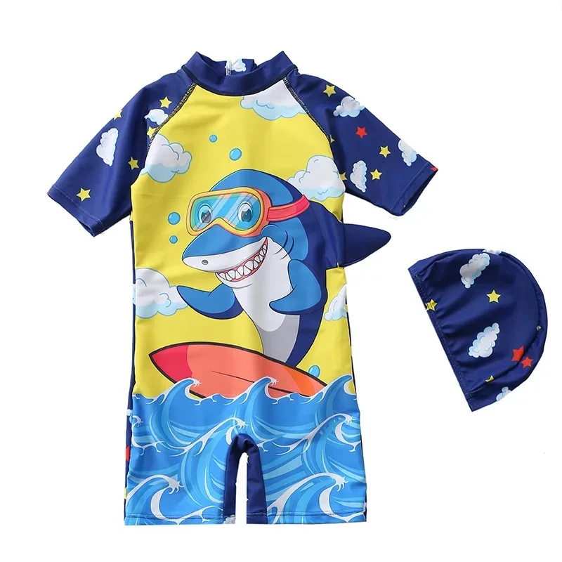 2022 new design kids swim suits for boys with cheap price