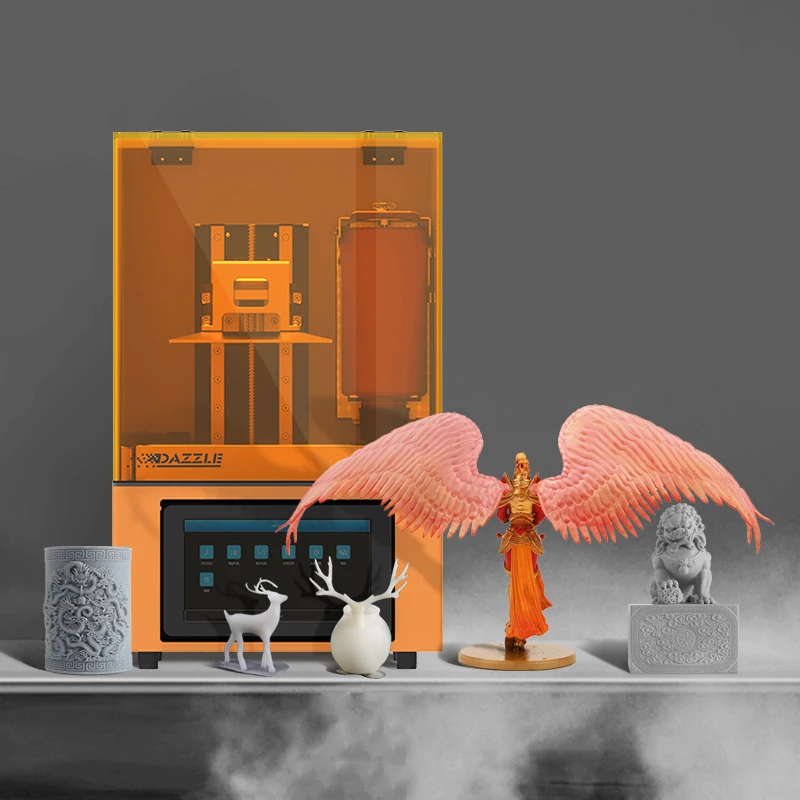 Dazzle 3D Wholesale L140 Pro 4K 2024 Dental Resin 3D Printer 140*78*150mm Professional 3D Printing Machine