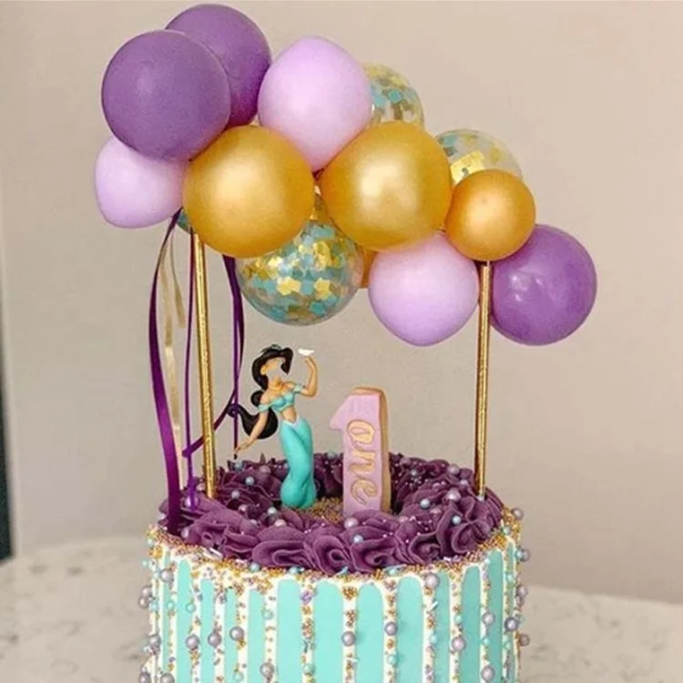 5 Inch Latex Balloon Cake Topper for Birthday Party Dessert Baking decoration