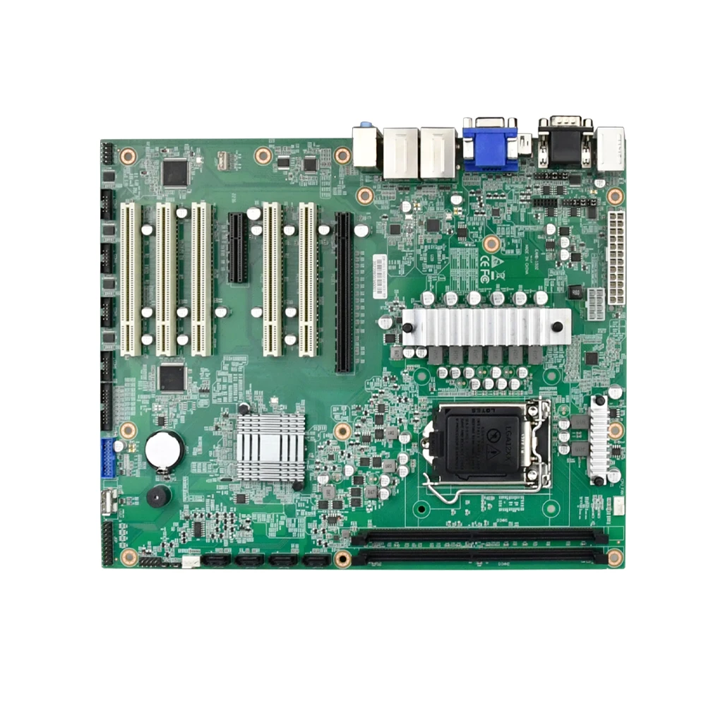 Оригинальный LGA1200 Intel Q470/Q470E/W480 поддержка 11-го процессора 2 * DDR4 5 PCI 10 USB 6 RS232 промышленный встроенный сервер ATX материнская плата