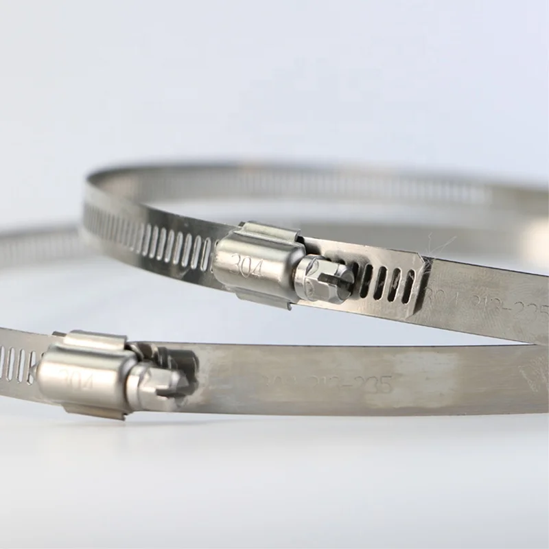 Wholesale Stainless Steel Zinc Plated Adjustable German Type Hose Clamp And Worm Clamp