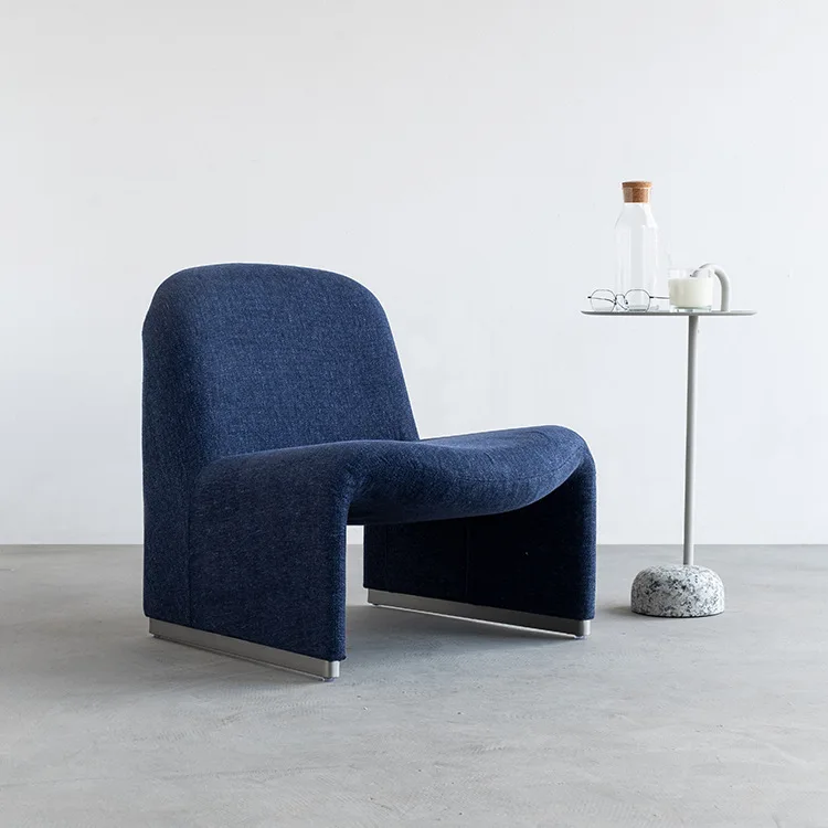 High Quality Home Furniture Modern One Seat Velvet Fabric Living Room Sofas For Rest Area