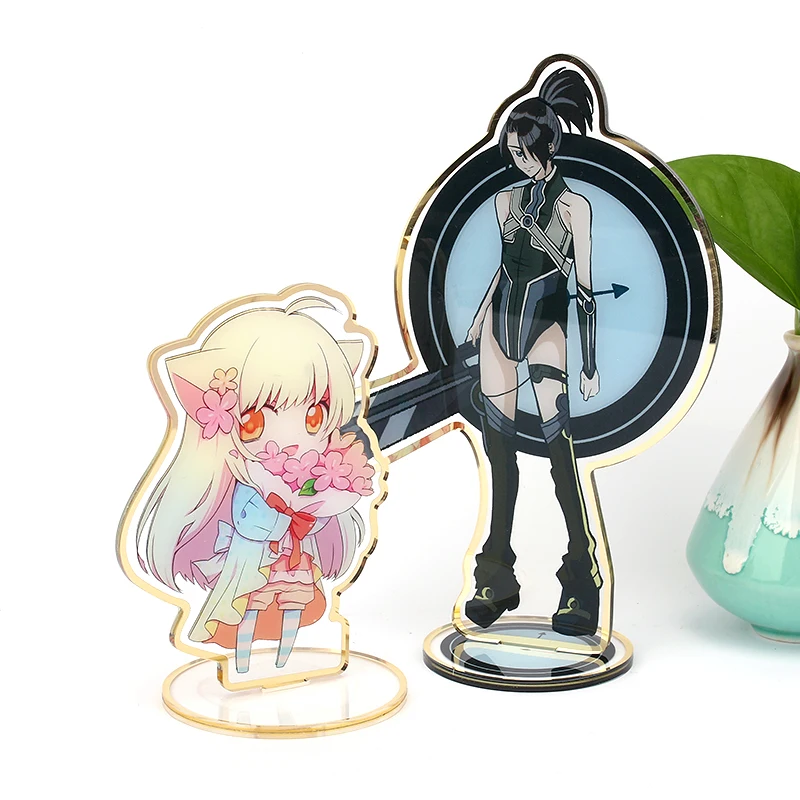 
Free Sample Anime Acrylic Standee Custom Clear Transparent Cartoon Character Personalized Table Stand 