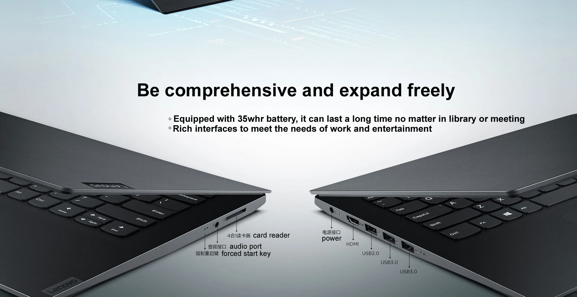 Original Lenovo Yangtian V14 Laptop 14 Inch FHD Screen i3 2667 DDR M.2 2242  MX330 2G 1005G1 8GB Ram 256GB SSD Quality Price