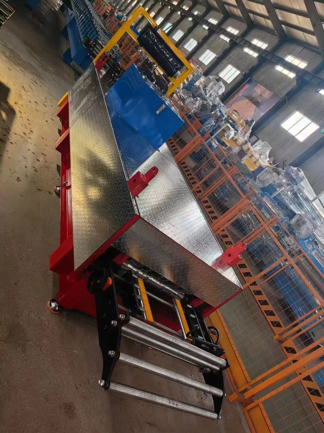 Portable Mobile Standing Seam Machine Metal Roof Roll Forming Machine