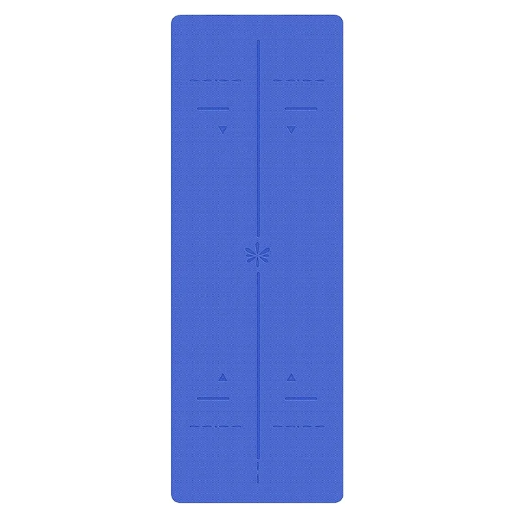 Bilink 100% TPE Material Latest Technology- High Density Lightweight Durable Foam TPE Exercise Yoga Mat with body line