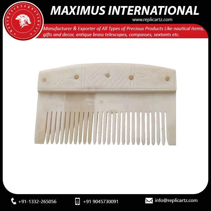 Traveling Folding Bone Comb Hair Care Tool and Detangling Comb Convenient for Travel and Diaper Bags Fun Gift