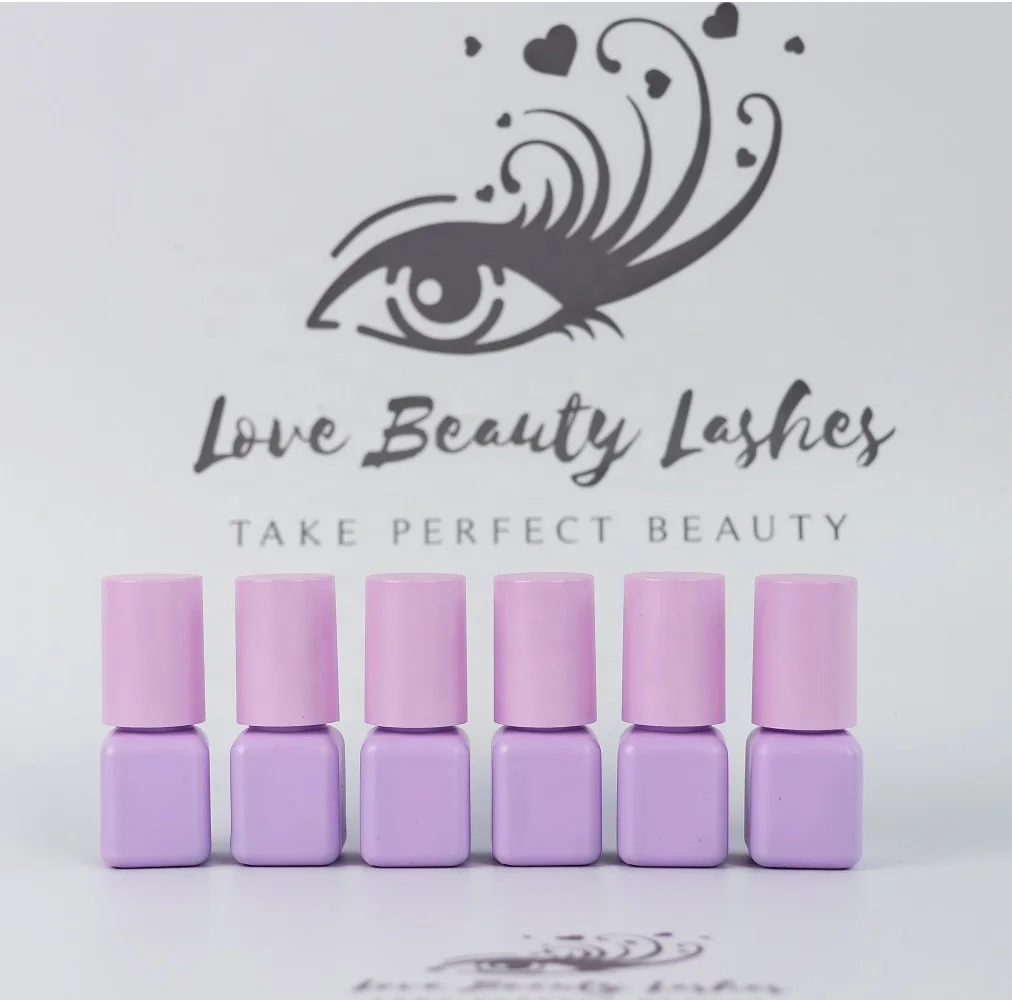 High UV Light Eyelash Adhesive Glue Extreme Retention 7-9 Weeks Free Lash Extensions Curing 1-2 Sec Drying Time UV Light Use