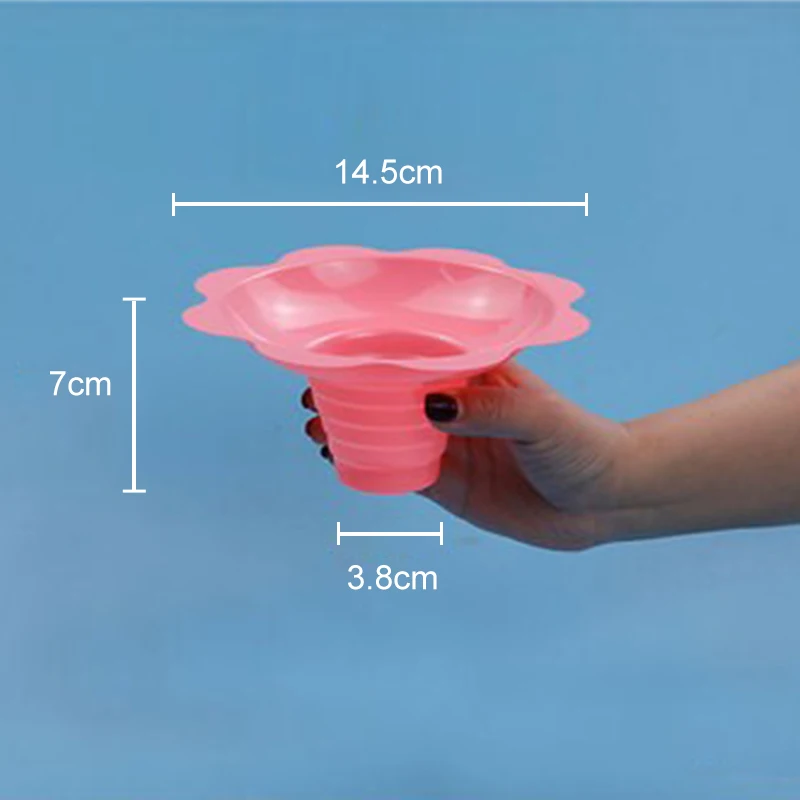 Wholesale 4oz Disposable Snow Cone Cup Plastic Flower Cups for Shaved Ice and Ice Cream