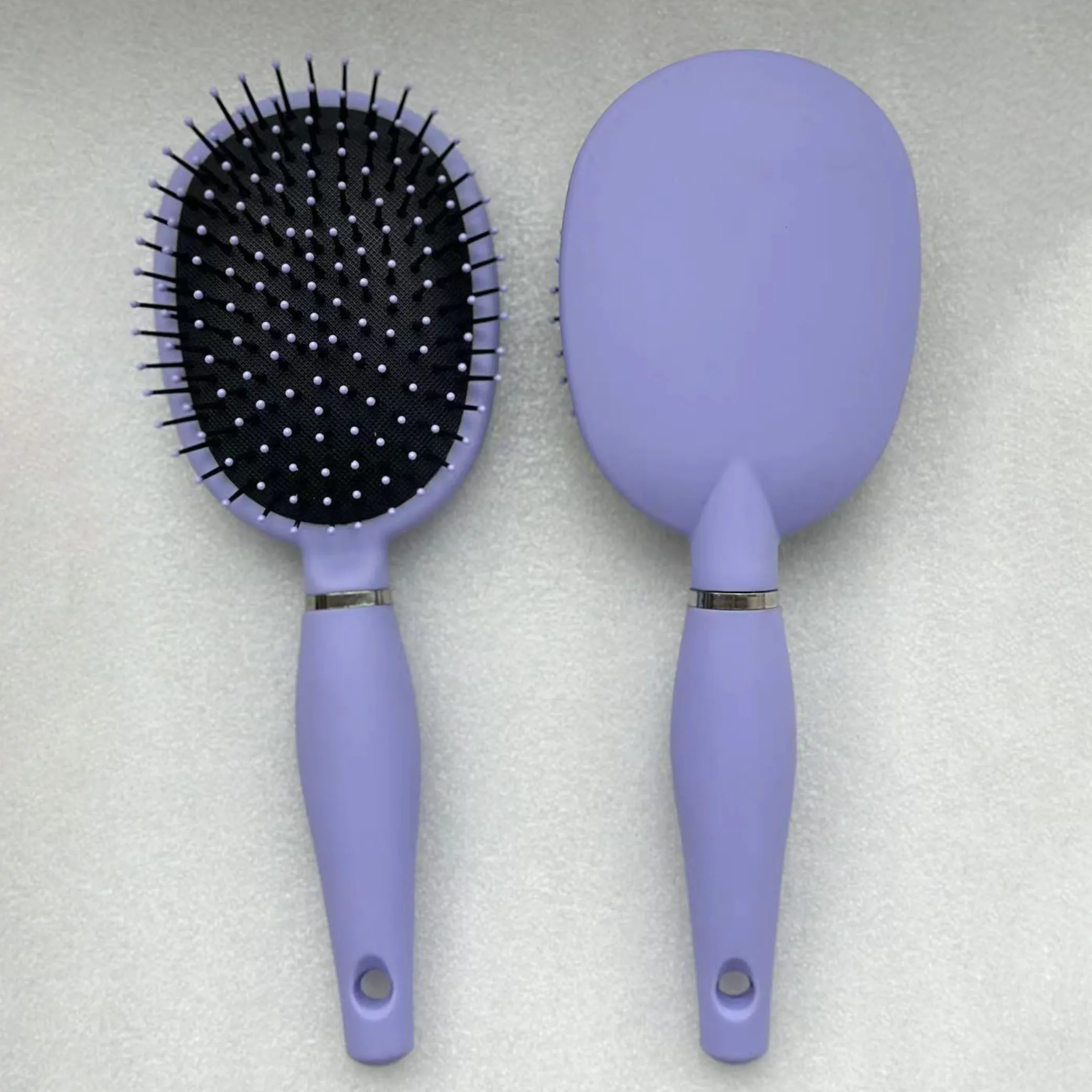 Custom Wig Brush with Logo Private Label Paddle Boar Bristle Hair Scalp Massager round Detangling Hair Brush