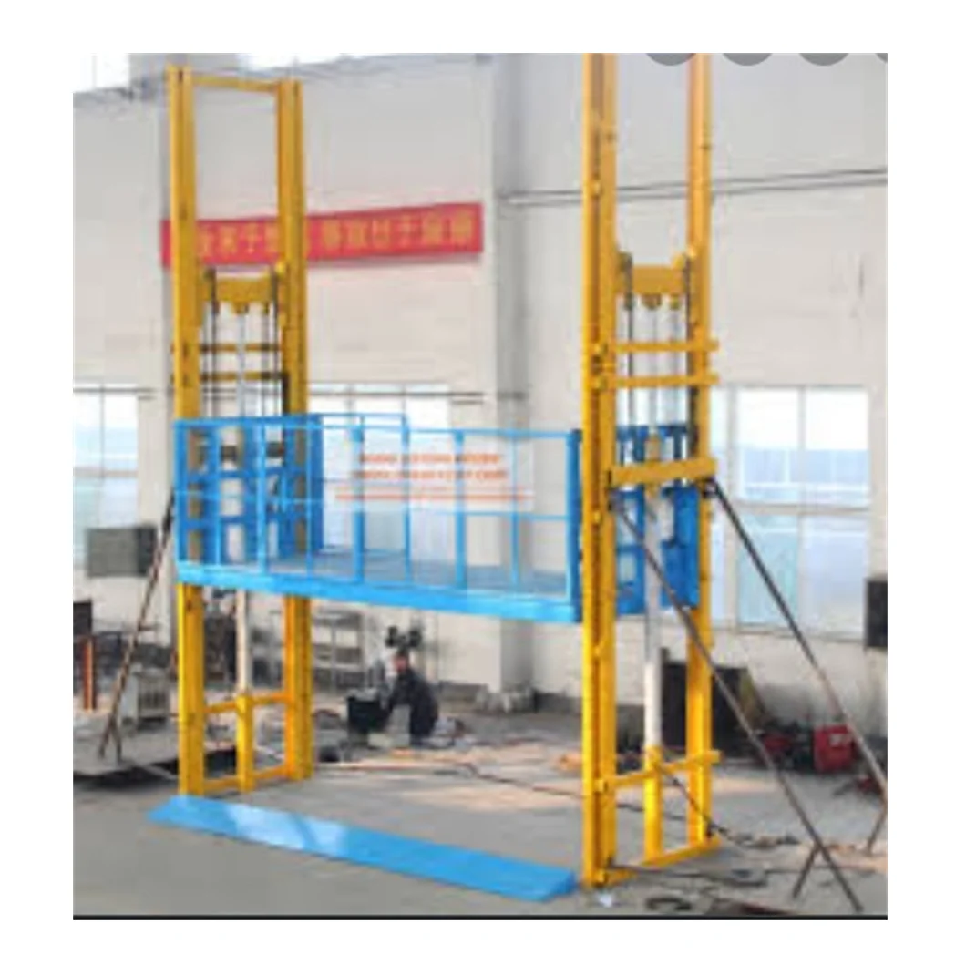 0.5m/s 2000KG Outdoor Cargo Elevator Quantity assured Spray Steel Plate goods Lift
