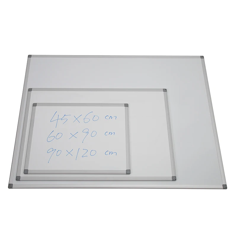 OEM Factory Customizable 45-90 Wall-Mounted Aluminum Magnetic Dry Erase Board Standard Whiteboard Office Bulletin Board