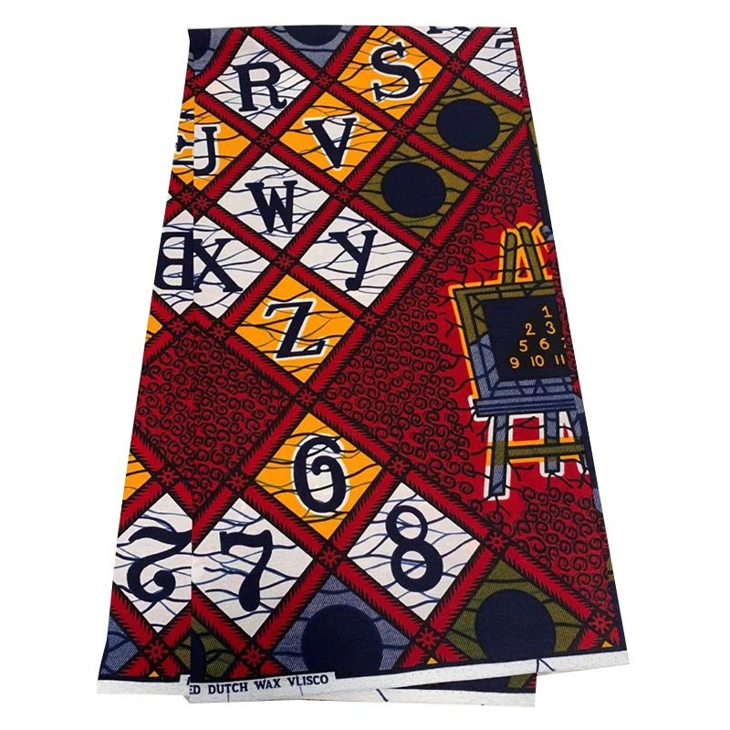 New Arrival africa fabrics wax 100% cotton african print fabric for garment