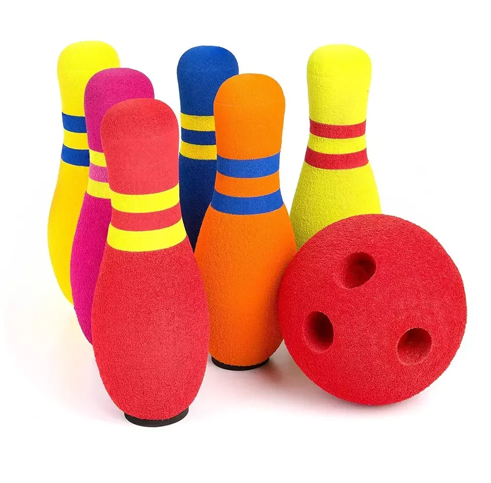 Лидер продаж, набор больших детских шаров для боулинга в помещении, Мультяшные игрушки