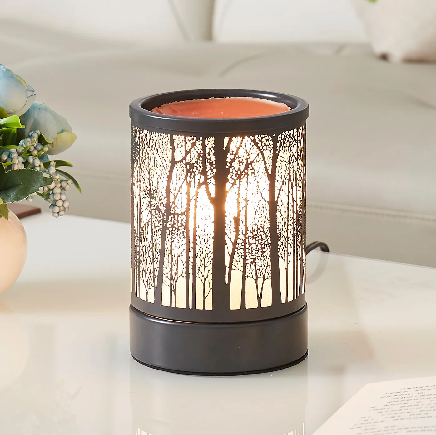 
Electric Fragrance Candle Wax Melts Warmer Lamp Fragrance Oil Lamp Aroma Candle Holder electric tart warmers 