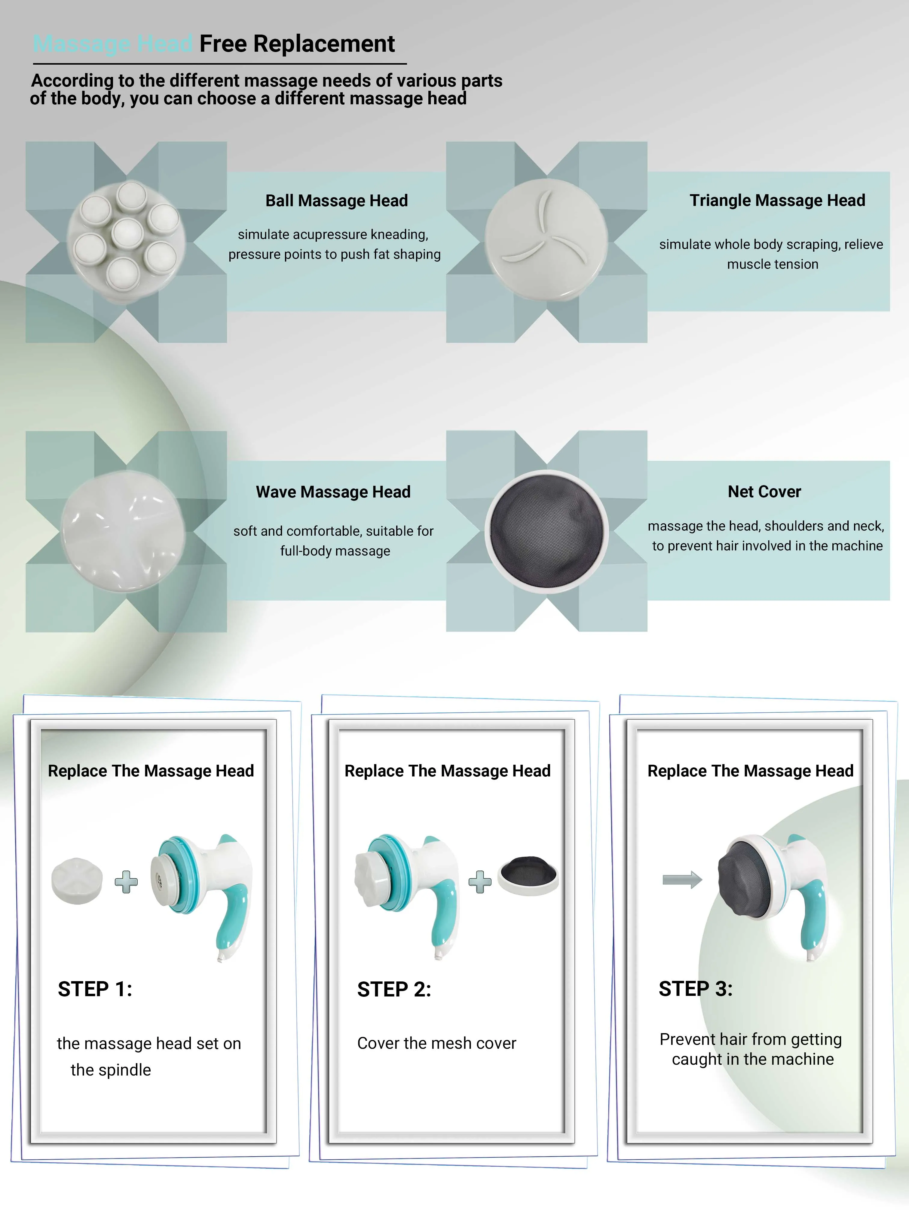 Manufacturers supply portable vibration roller slimming rotary handheld massager