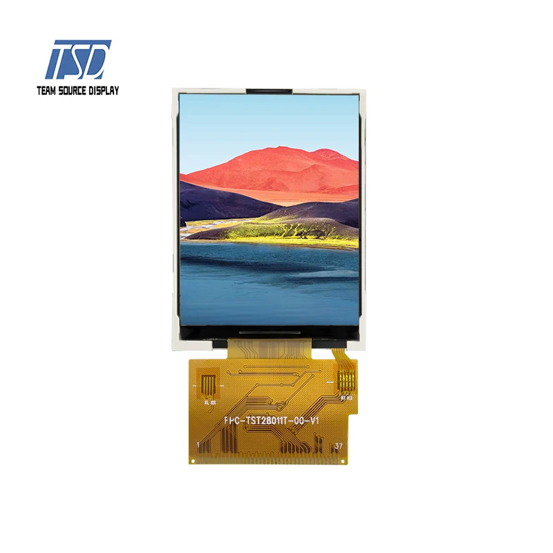 IPS 2.8inch full viewing angle tft lcd display with a interface MCU 8/16-bit and driver ic ILI9341V