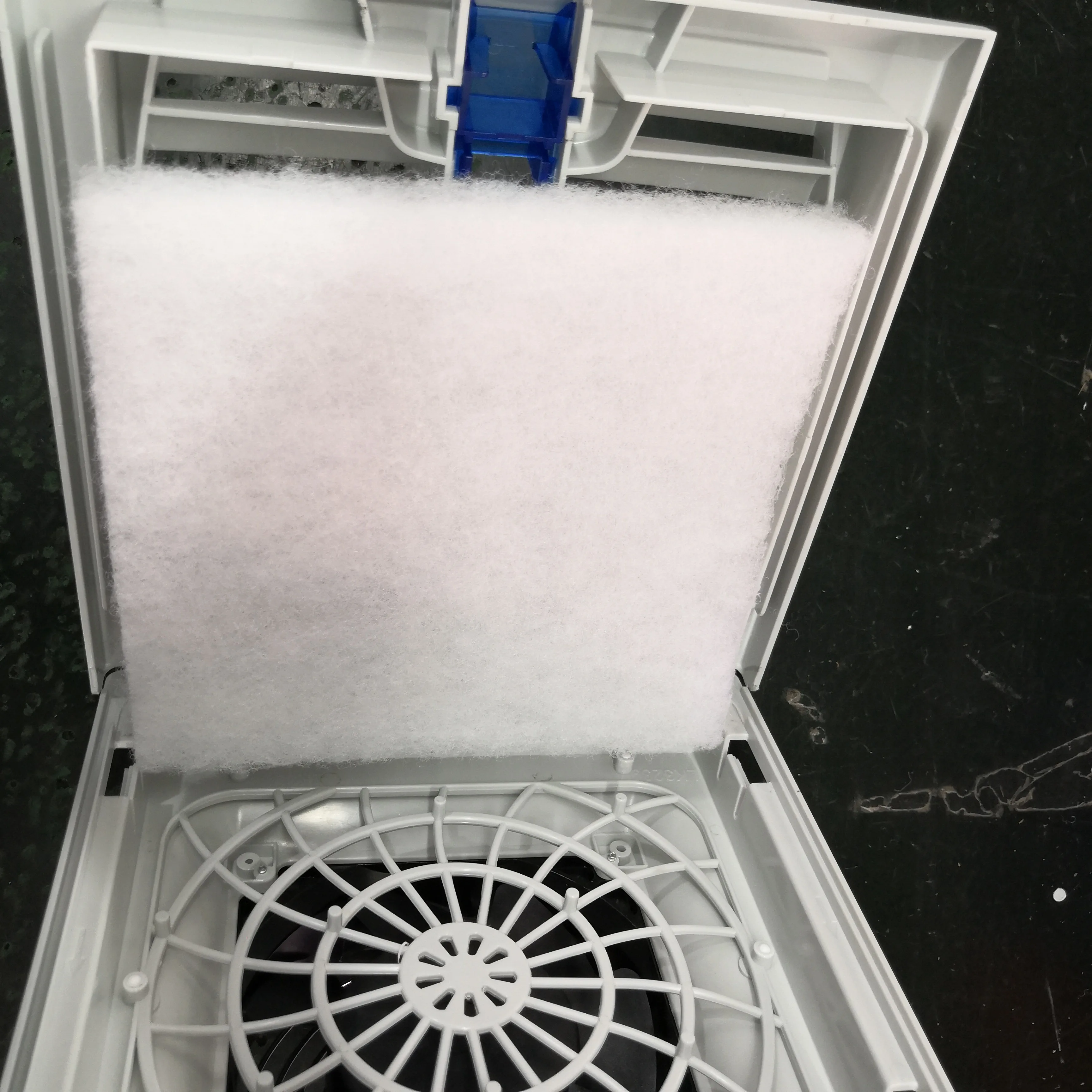 
China supplier electric panel cabinet louver style ac dc cooling fan filter FK55 with CE 