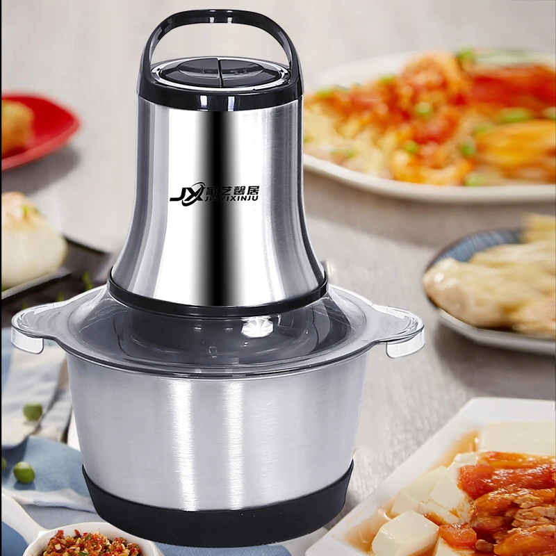 Electric Shredder Kitchen Expert Food Processor 4 Large Sharp Blades Electric Mini Food Chopper Meat Grinders