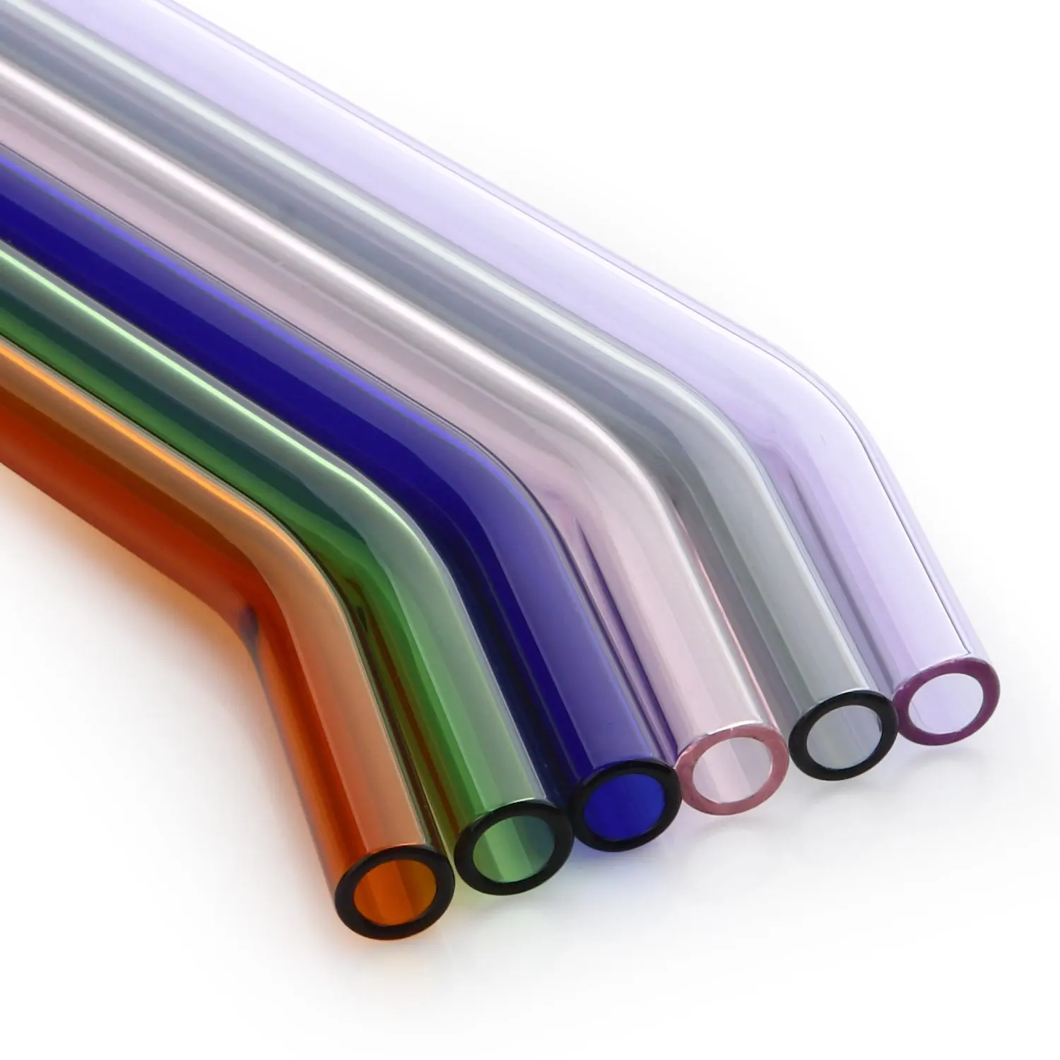 
3+1 8x200mm Glass straw set 