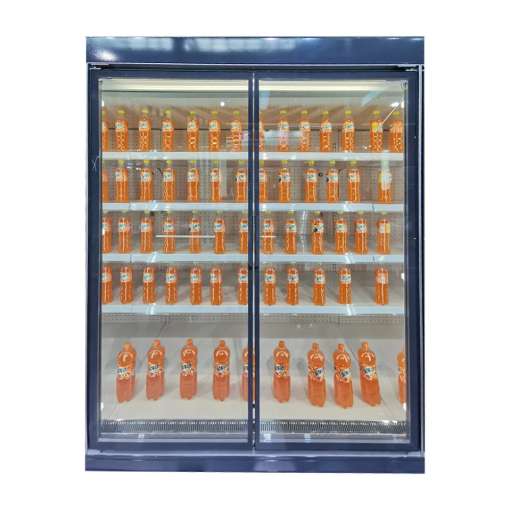High Quality Security Beer Upright Commercial Display Cooler Glass Doors