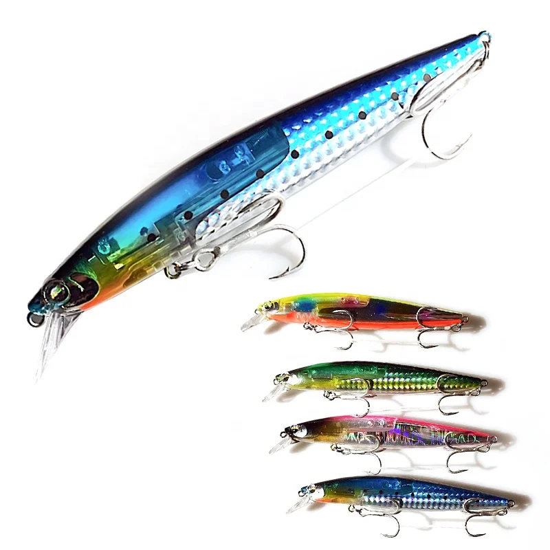 Deep Diving Lures Saltwater Casting Minnow 130mm 18g fishing lure jerkbait abs plastic