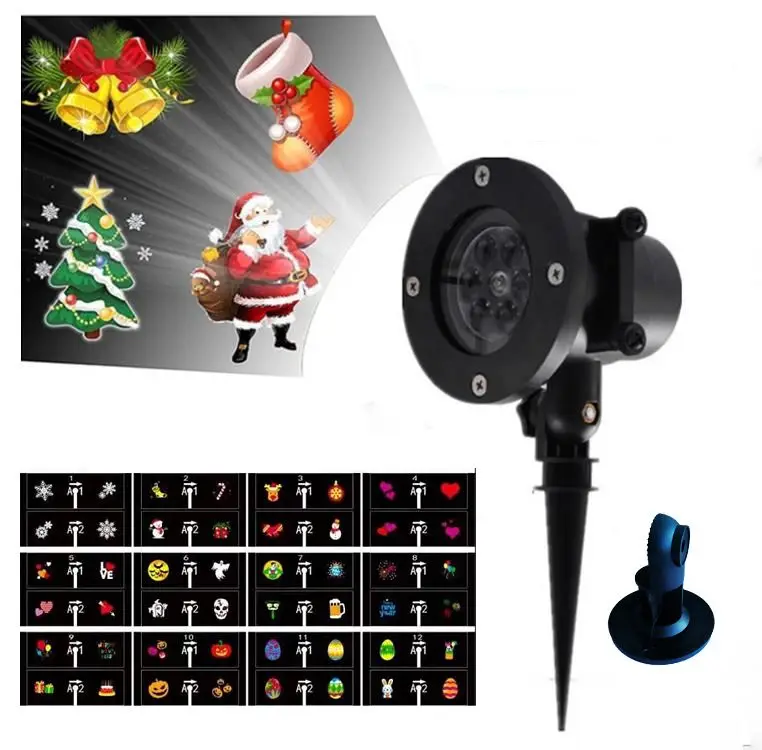 Wholesale Outdoor Garden Laser Light Projector Decoration Lights Waterproof Snowflake Christmas