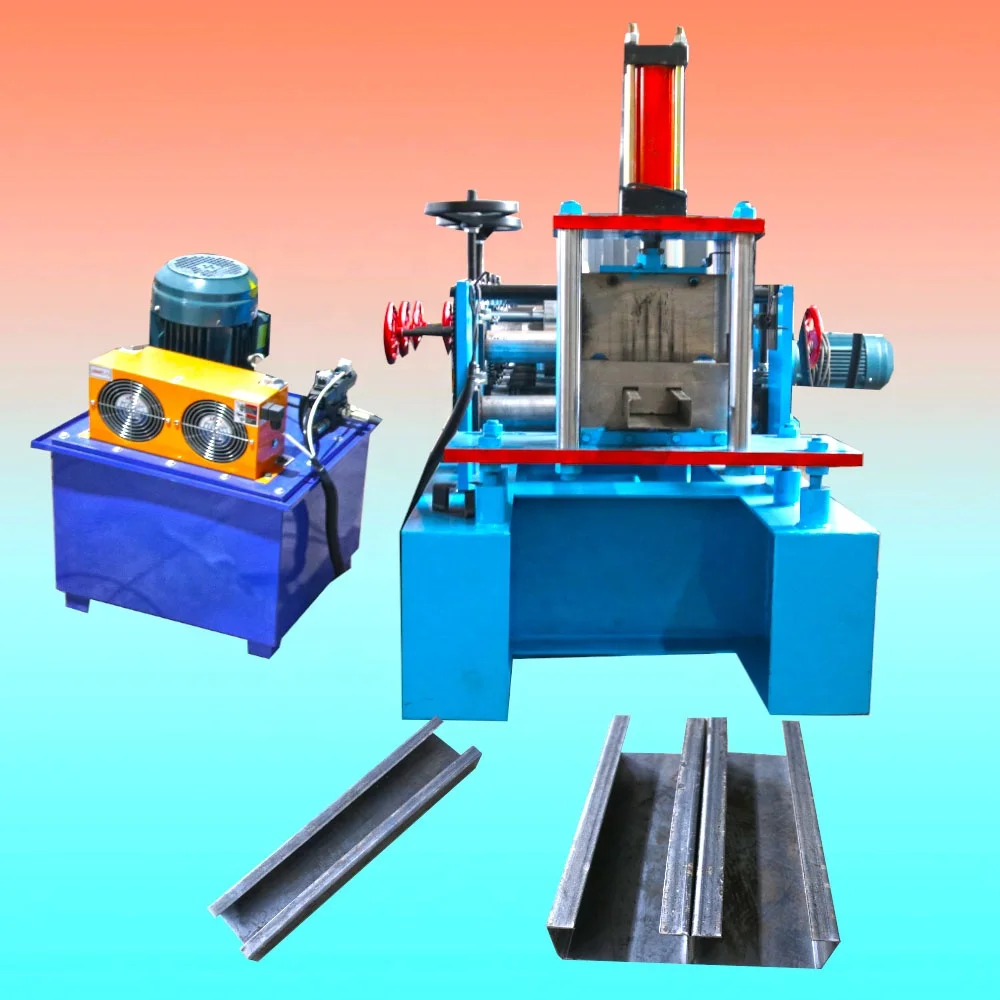 c/u steel shape Cold Roll c channel purlin forming machine