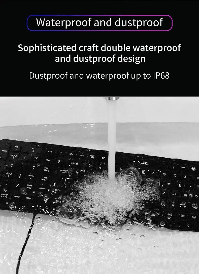 2021 New Product Keyboard Manufacturer Oem/ Odm Usb Port Flexible Cable Wireless Numeric Keyboard