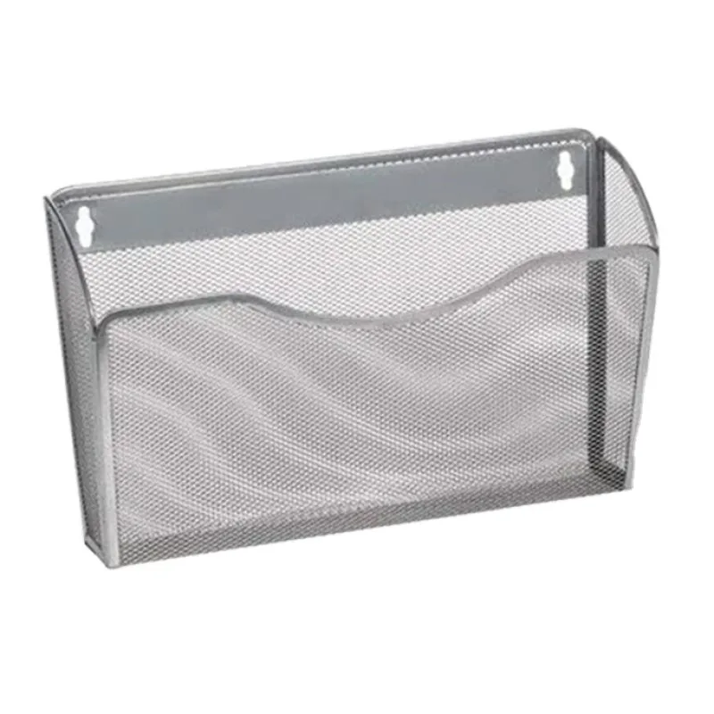 Hanging Wall File Organizer Office Space Organizer Office File Organizer Single Pocket Mesh Bin Office Wall File Holder