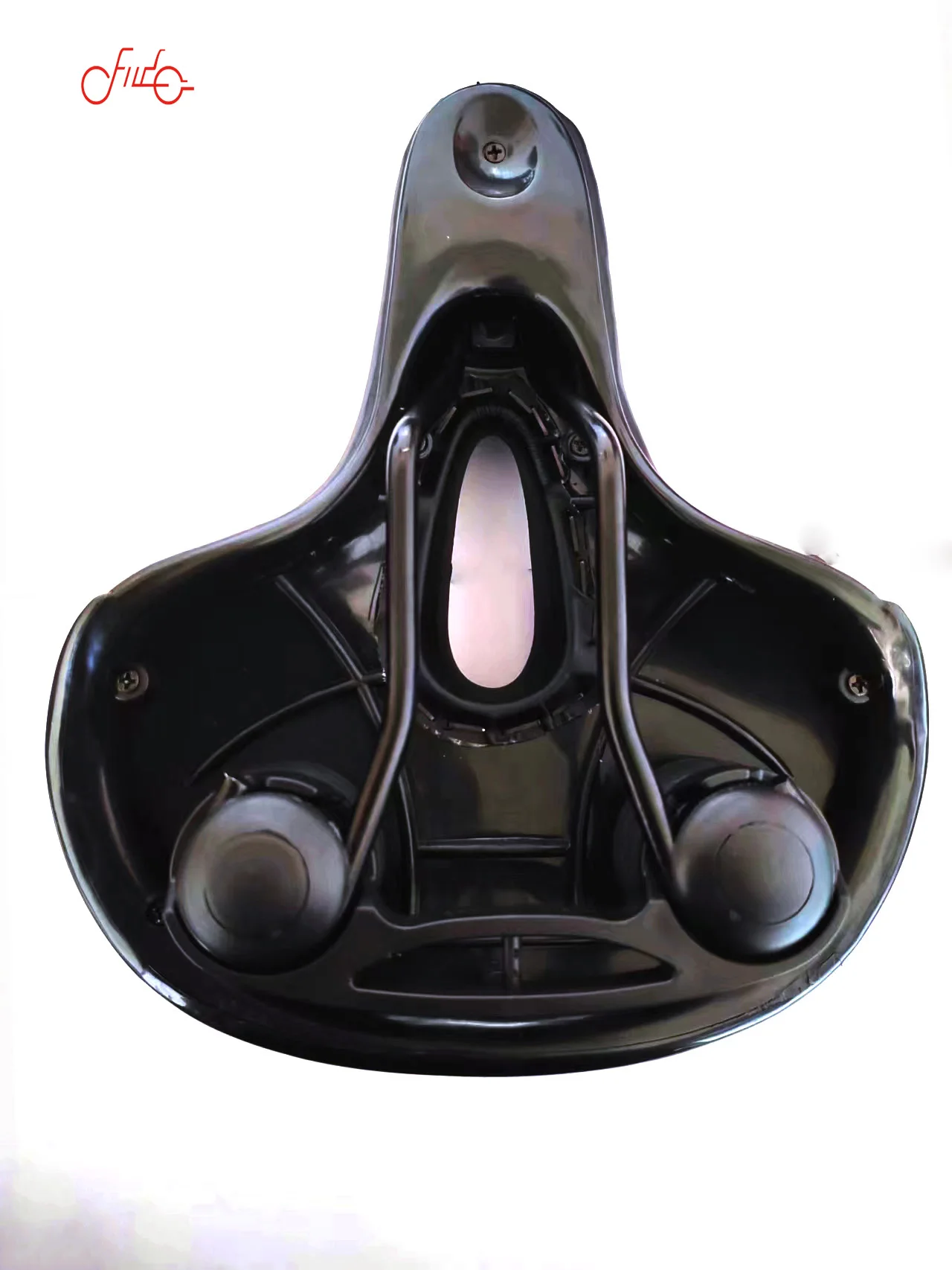 factory outlet Comfort Bike Seat Replacement Padded Soft High Memory Foam Bicycle Saddle with Dual Shock Absorbing Rubber Balls